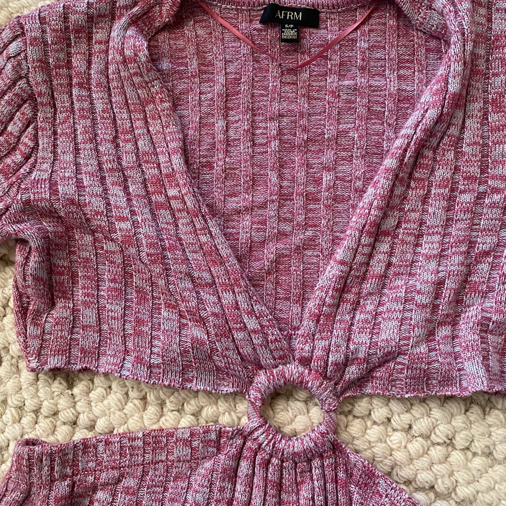 AFRM Cut-Out Sweater Dress ๐ - Picture 4 of 4